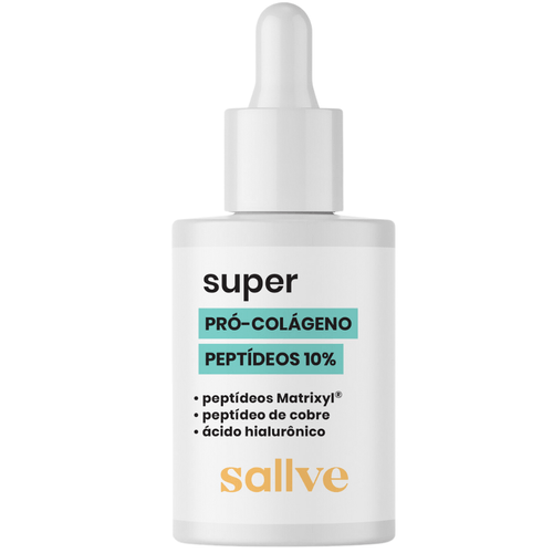 Sérum Facial Super Pró-Colágeno Peptídeos 10 Sallve - 30ml