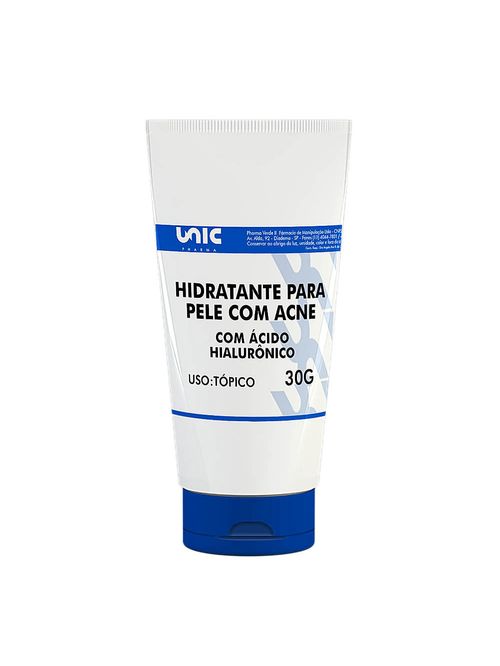 Hidratante Facial Antiacne Gel Creme Efeito Matte 30g Unicpharma
