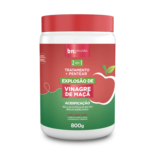 Creme de Pentear e Tratamento Vinagre de Maçã 800g