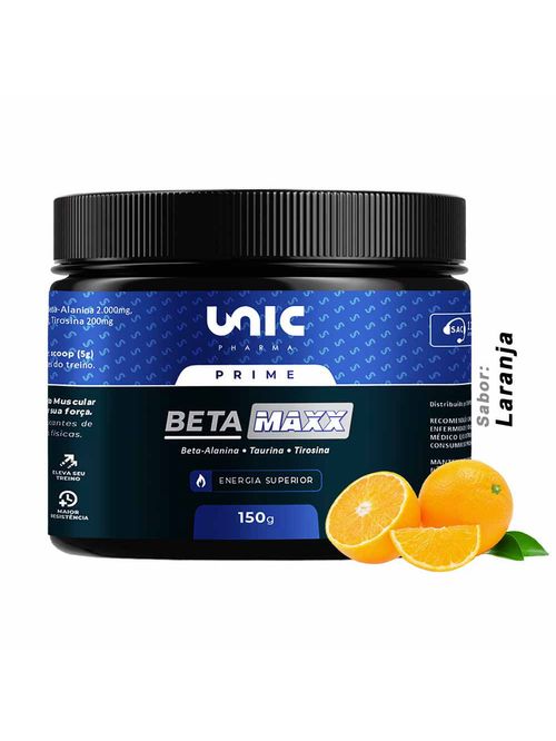 PRÉ-TREINO BETA MAXX LARANJA 150G UNICPHARMA