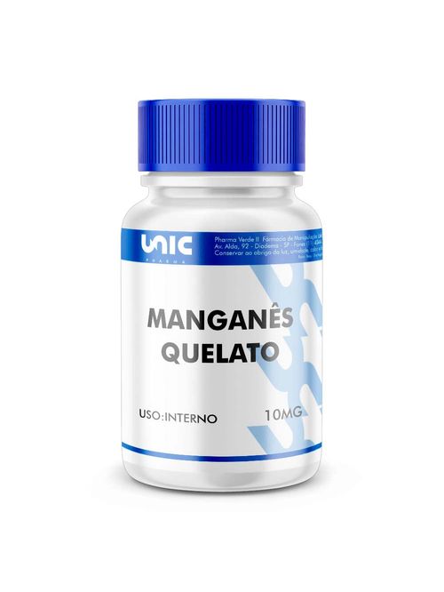 Manganês Quelato 10mg 30 caps