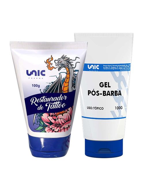 Creme Restaurador de Tatuagem + Gel Pos barba