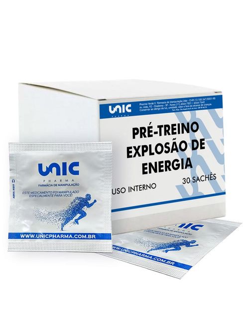 Pré Treino Explosão De Energia - 30 Envelopes