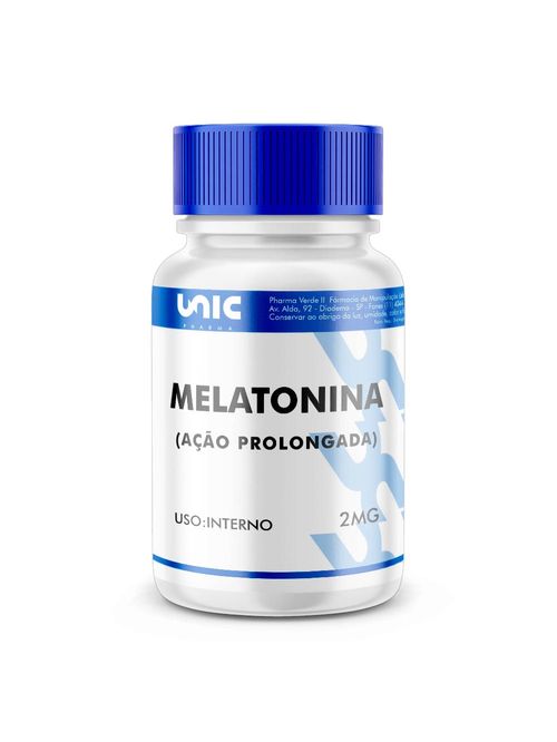 Melatonina 2mg Ação Prolongada 30 Cápsulas - Unicpharma