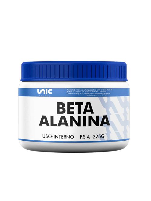 Beta Alanina em Pó 225g Pura Unicpharma