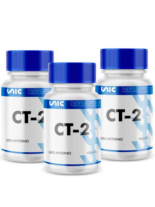 Kit 3 Frascos Ct-2 Colágeno Tipo Ii 40Mg - 30 Cápsulas (Cada)