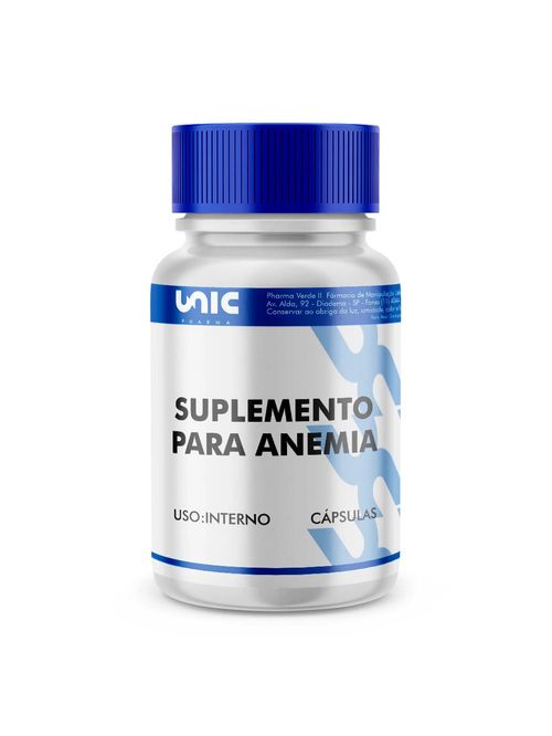 Suplemento Para Anemia - 30 Cápsulas