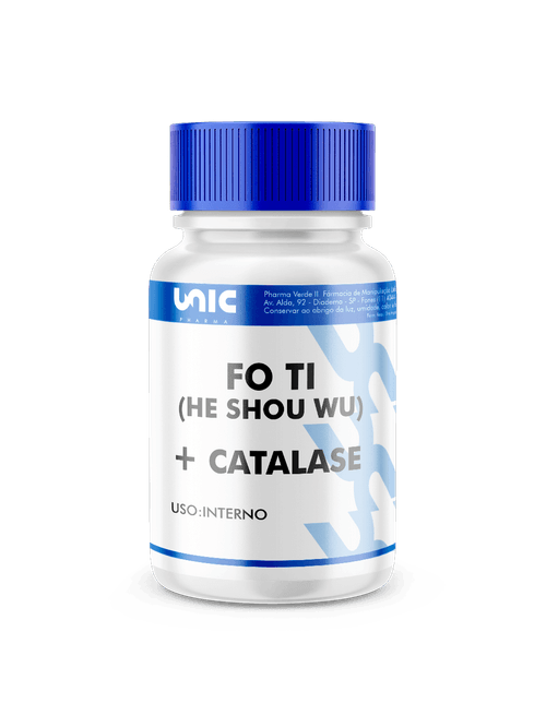 Fo Ti (He Shou Wu) + Catalase - 30 Cápsulas