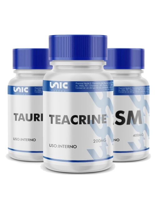 Kit Energia - MSM + Taurina + Teacrine