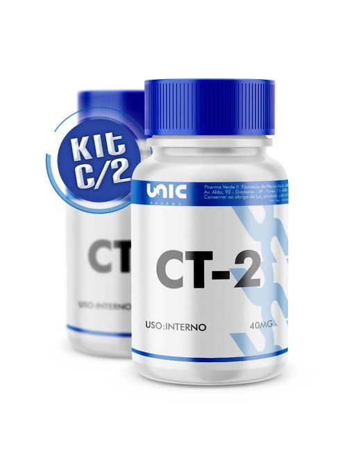 Kit 2 Frascos De Ct-2 Colágeno Tipo Ii 40Mg - 30 Cápsulas (Cada)