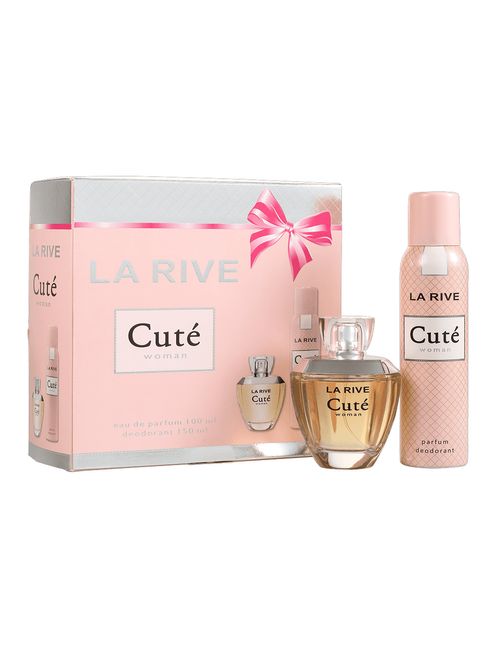 Kit Perfume Feminino La Rive Cuté Eau de Parfum 100ml + Desodorante 150ml