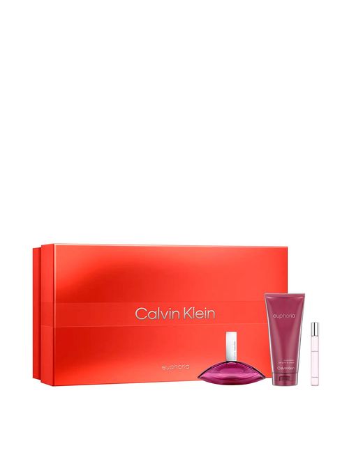 Kit Perfume Feminino Calvin Klein Euphoria EDP 100ml + 10ml + Body Lotion 200ml