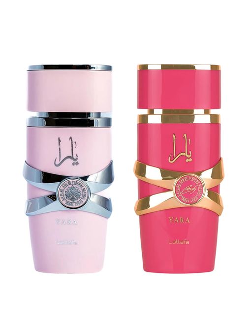 Kit Perfume Feminino Lattafa Yara + Yara Candy 5th Anniversary Edp 100ml + 100ml