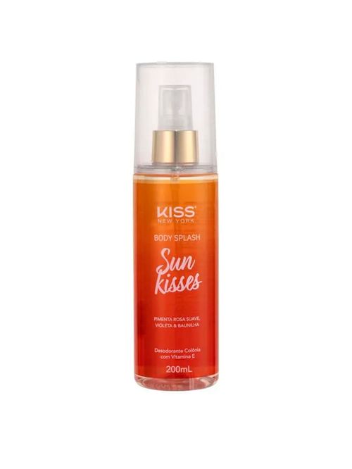 Body Splash Kiss New York Sun Kisses 200ml Floral Frutado Gourmand