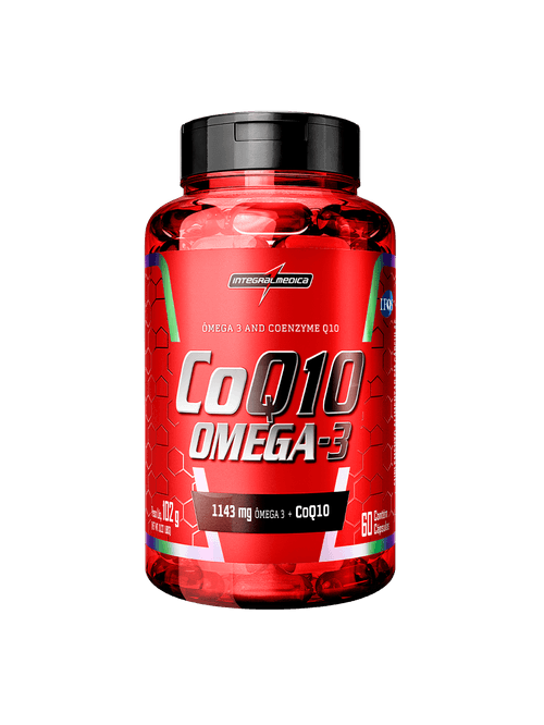COQ10 Ômega 3 60 Cápsulas Coenzima Q10 Integralmedica