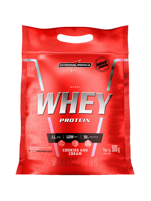 Hipercalórico Nutri Whey Protein Cookies 900g Integralmédica