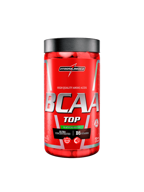 BCAA Top 4:1:1 Vitamina B6 120 Cápsulas Integralmédica