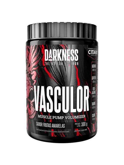 Pré-Treino Vasculor Frutas Amarelas 300g Darkness