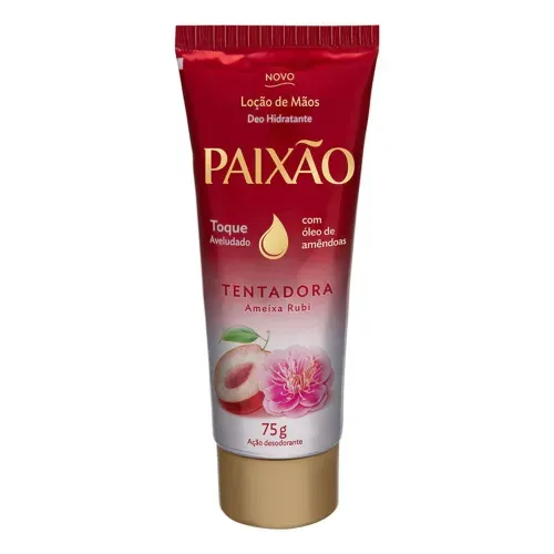 Loção Hidratante de mãos Tentadora Ameixa e Rubi - 75g