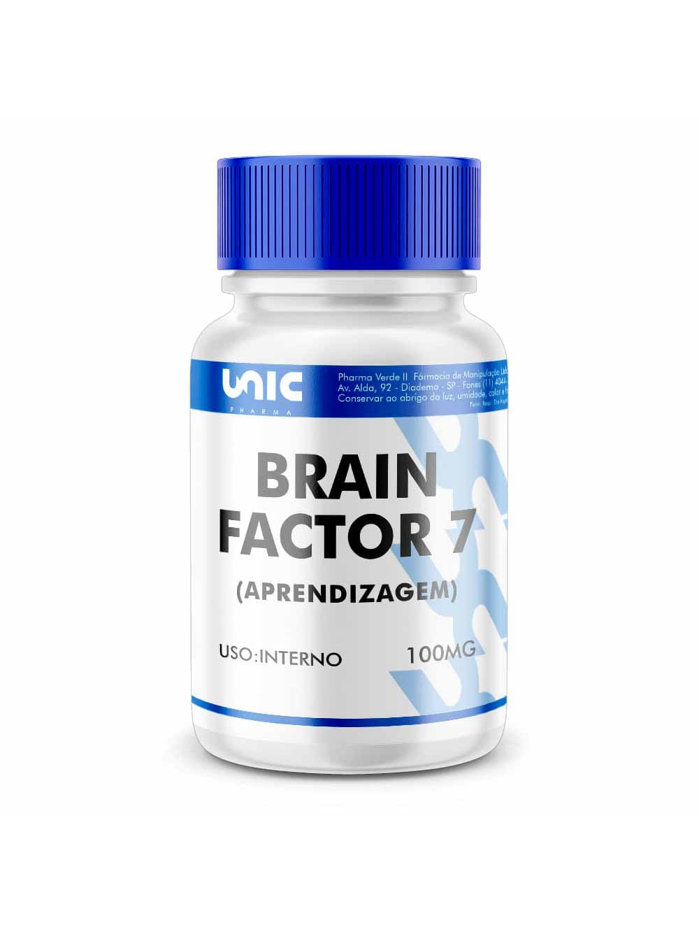 Encontraproduto.com.br - Brain factor 7 - Aprendizagem 100mg 60caps