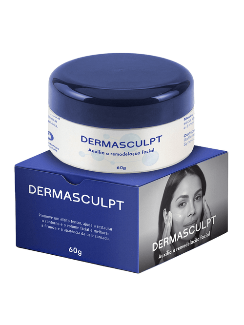 Creme Facial Efeito Tensor Dermasculpt Remodelação 60g Unicpharma