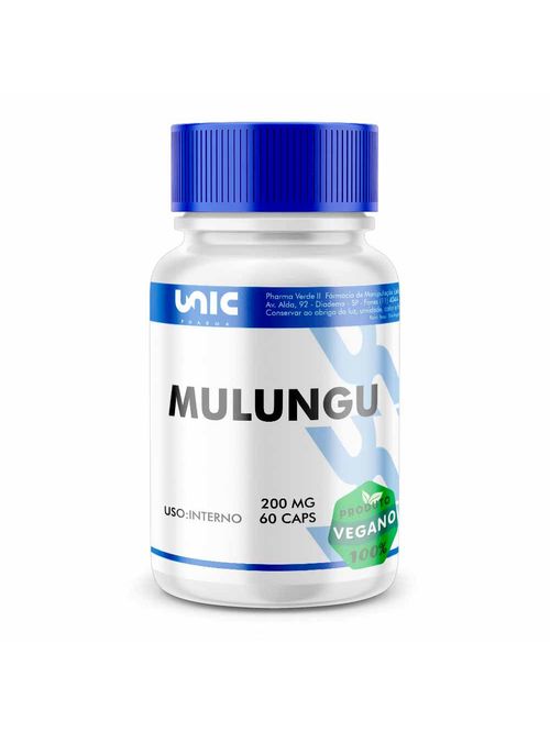 Mulungu 200mg 60 Cápsulas Vegan