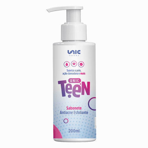 Sabonete antiacne e esfoliante teen