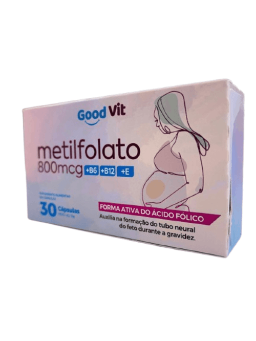 Metilfolato 800mcg C/30 Cápsulas - Good Vit