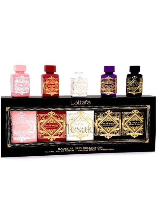 Kit Lattafa Badee Al Oud Eau De Parfum 5 x 5 ml