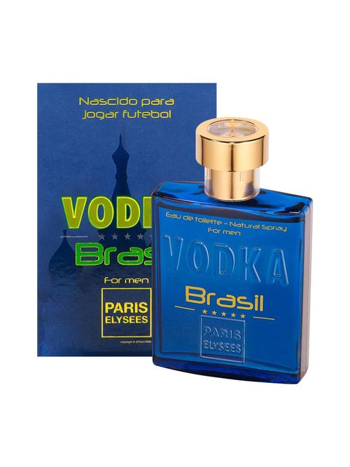Vodka Brasil Azul De Paris Elysees Eau De Toilette Masculino 100 ml