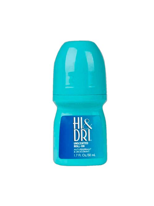 Hi & Dri Roll-On Unscented Antiperspirant - Desodorante Azul 50ml