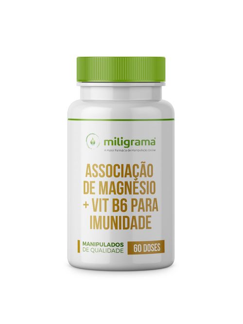 Magnésio 200mg + Vitamina B6 50mg 60 Doses - Miligrama