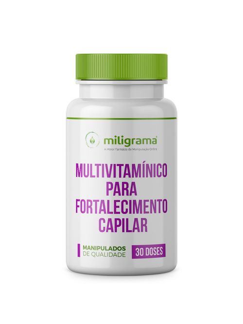 Multivitamínico Fortalecimento Capilar e Unhas 30 Doses Miligrama