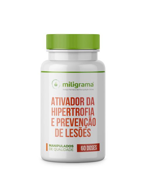 Suplemento Ativador Hipertrofia e Prevenção de Lesões 60 Doses Miligrama