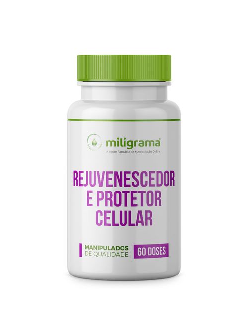 Suplemento Antioxidante Rejuvenescedor e Protetor Celular 60 Doses Miligrama