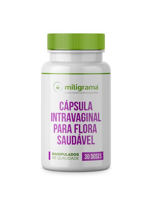 Cápsula Intravaginal Flora Saudável 6bi UFC 30 Cápsulas - Miligrama