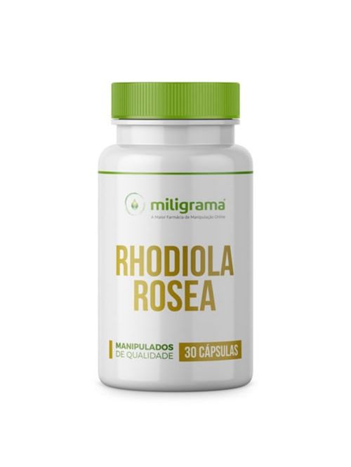 Rhodiola Rosea 300mg 30 Cápsulas Raiz de Ouro - Miligrama