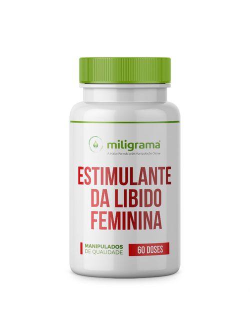 Estimulante Libido Feminina Maca Peruana Tribulus Ginseng 60 Doses Miligrama