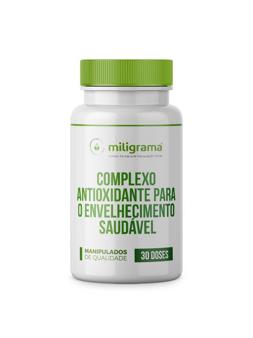 Complexo Antioxidante Envelhecimento Saudável Resveratrol 30 Doses Miligrama