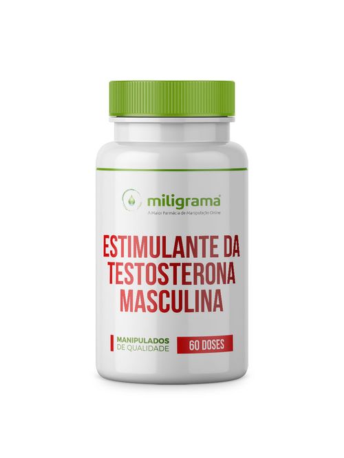 Estimulante da Testosterona Masculina 60 Doses - Miligrama