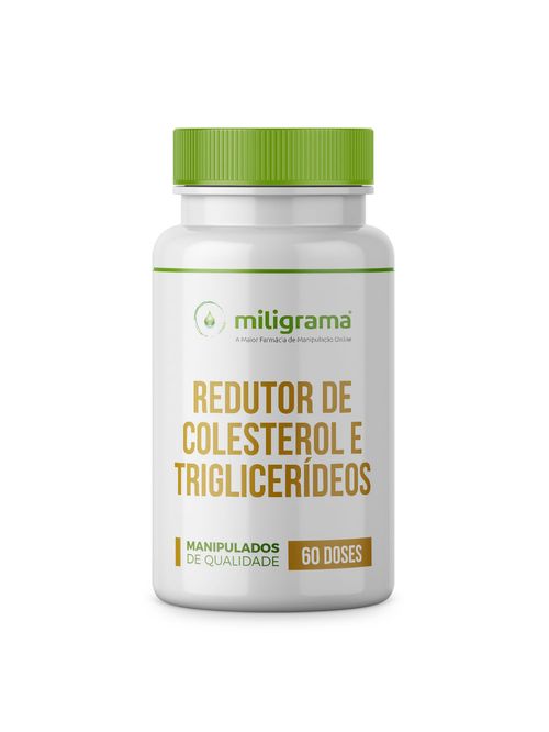 Redutor de Colesterol e Triglicerídeos 60 Doses Cápsulas Miligrama