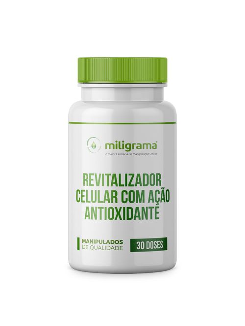 Revitalizador Celular Antioxidante PQQ Ubiquinol 30 Doses Miligrama