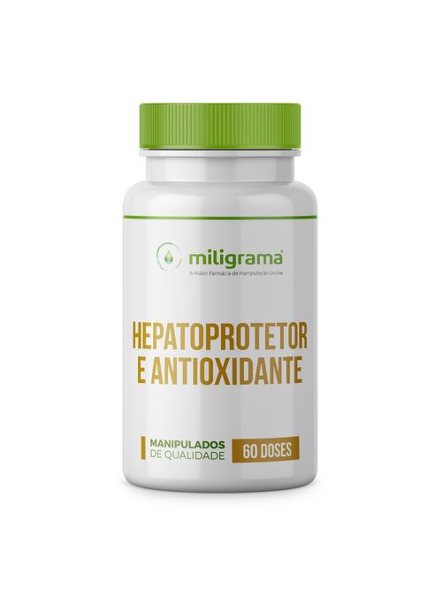 Suplemento Hepatoprotetor e Antioxidante Silimarina 60 Doses Miligrama