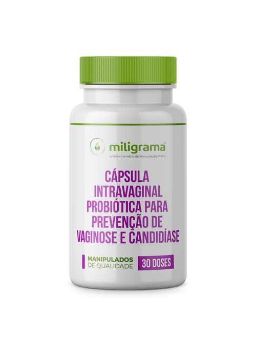Probiótico Vaginal 2 Bilhões UFC 30 Cápsulas Intravaginais Miligrama