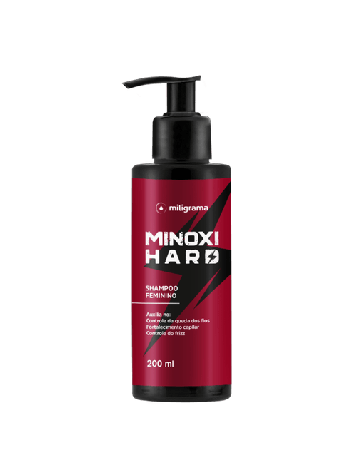 Shampoo Antiqueda e Crescimento Minoxihard Woman 200ml Miligrama