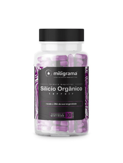 Silício Orgânico Antioxidante Terroir Rejuvenescimento 30 Doses Miligrama