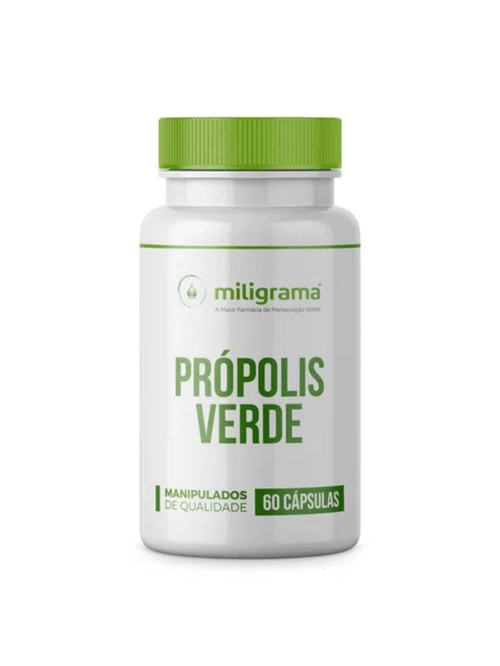 Própolis Verde Extrato Seco 250mg 60 Cápsulas Miligrama