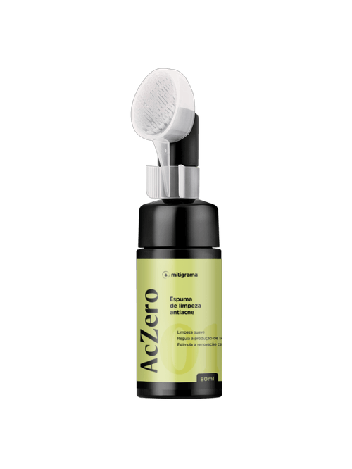 Espuma de Limpeza Antiacne Aczero Pele Oleosa 80ml Miligrama