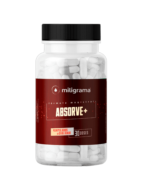 Absorve + 30 Doses 8 Ativos Cápsulas - Miligrama