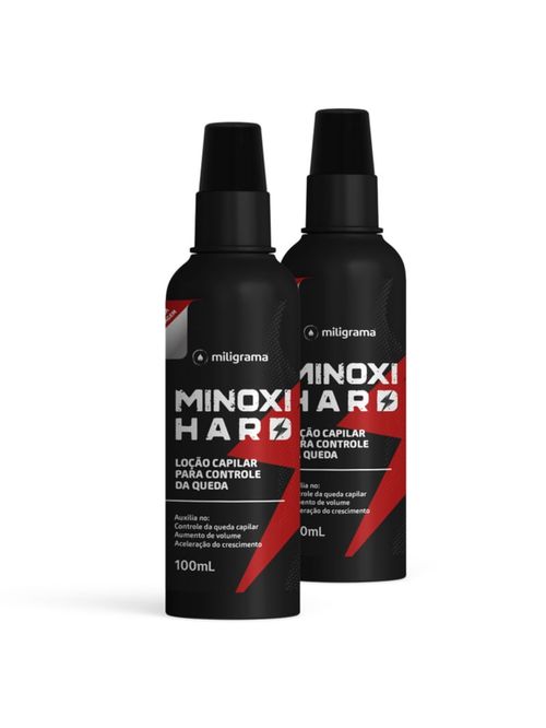 Kit 2 Loção Capilar Antiqueda Minoxihard 100ml Miligrama